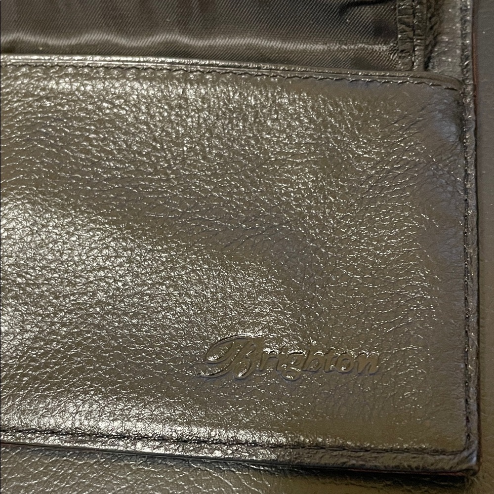 Brighton Cross My Heart Crossbody Wallet Leather Organizer Black/Brown/Red - Picture 5 of 9